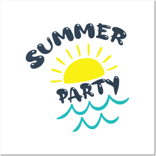 Summerparty Summertime party holiday enjoy tan sun Shirt Posters and Art